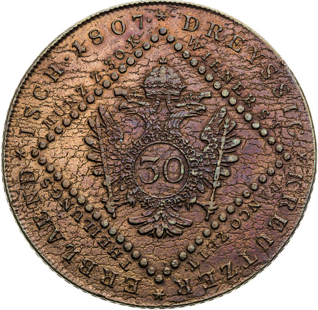 30 Kreutzer 1807 - back