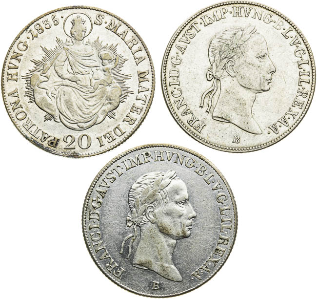 20 Kreutzer (3 pcs) - back