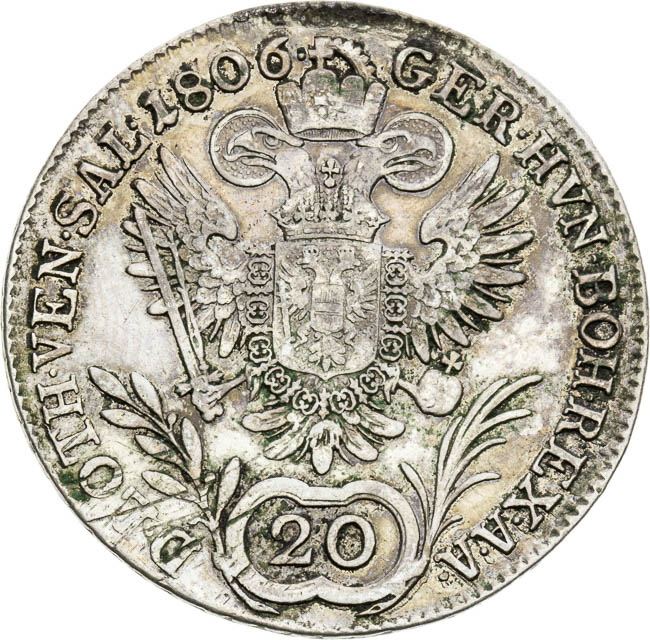 20 Kreutzer 1806 - back