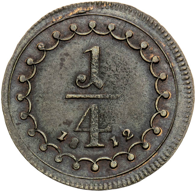 1/4 Kreutzer 1812 - back