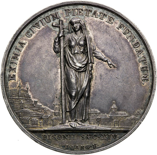 Silver medal 1830 - front
