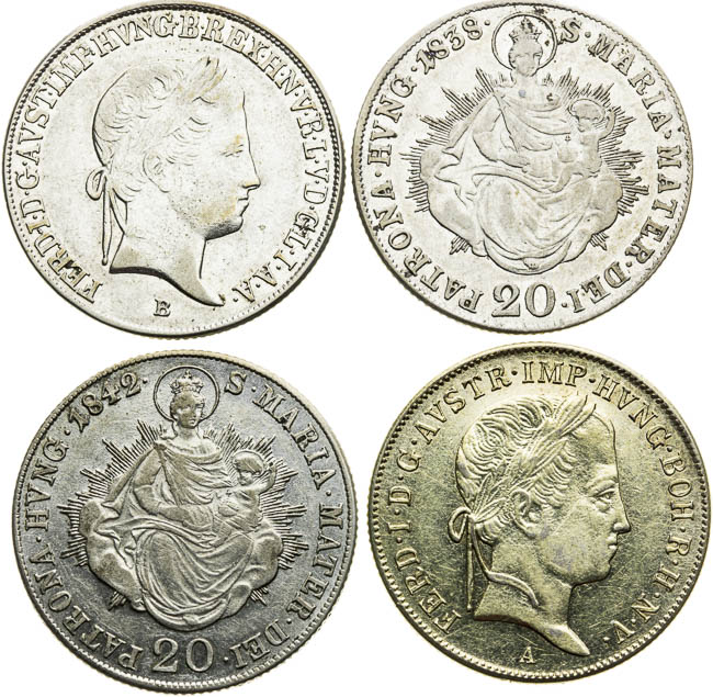 20 Kreutzer (4 pcs) - front