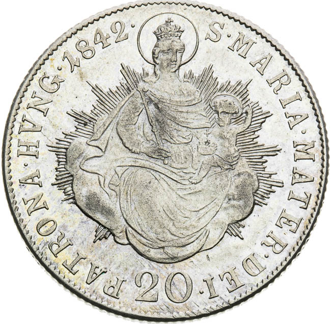 20 Kreutzer 1842 - back