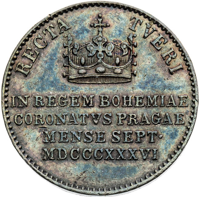 Silver Token 1836 - back