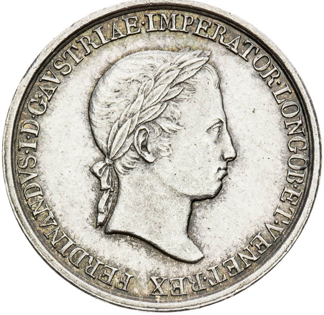 Silver Token 1838 - front