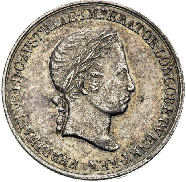 Silver Token 1838 - front