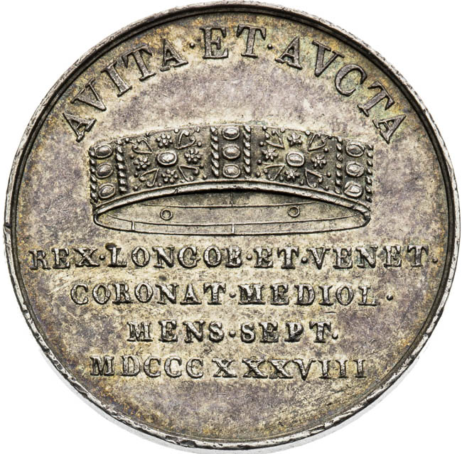 Silver Token 1838 - back