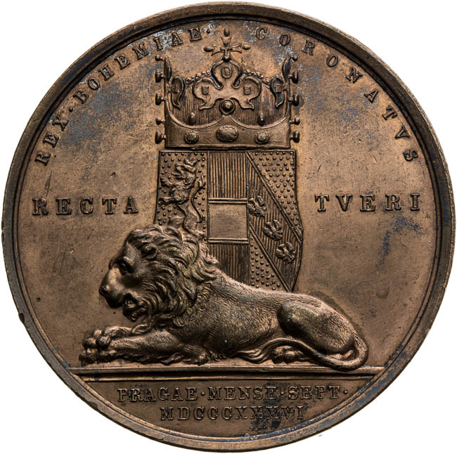 Medal 1836 - back
