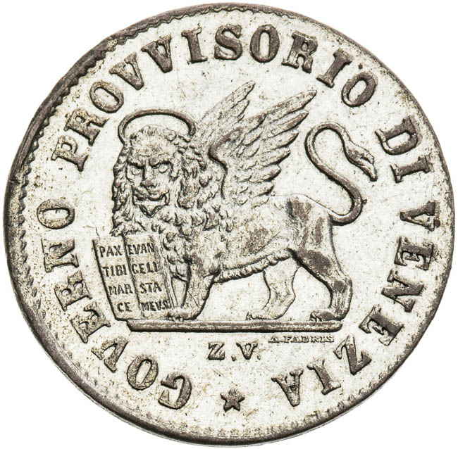 15 Centisimo 1848 - front