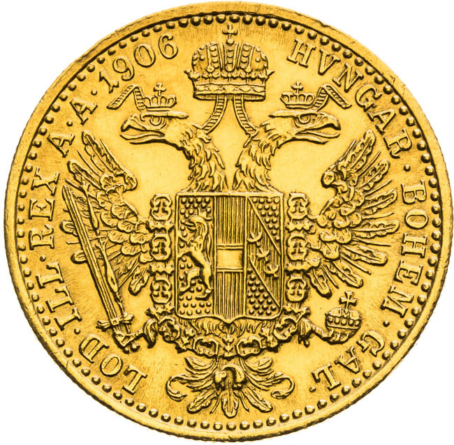 Ducat 1906 - back