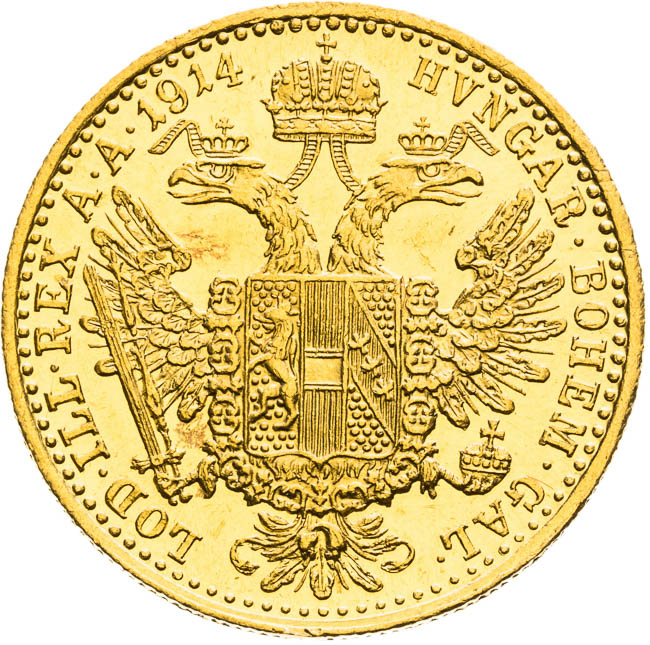Ducat 1914 - back