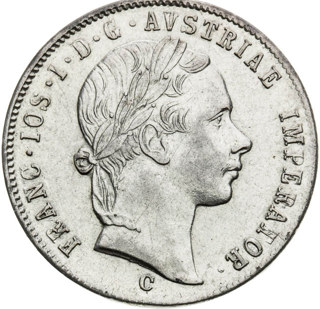20 Kreutzer 1855 - front