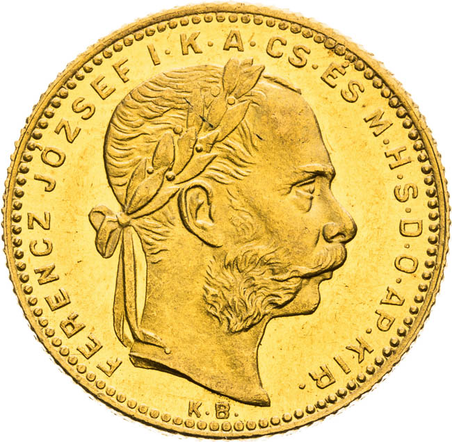 8 Zlatník 1880 - averz