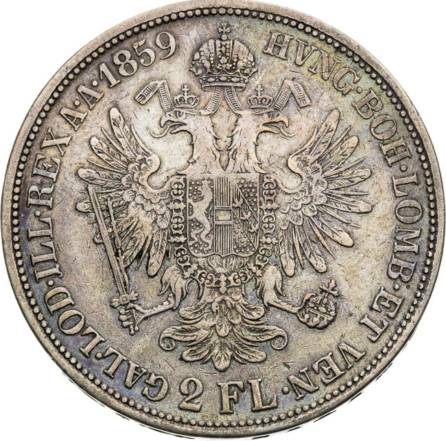 2 Zlatník 1859 - reverz