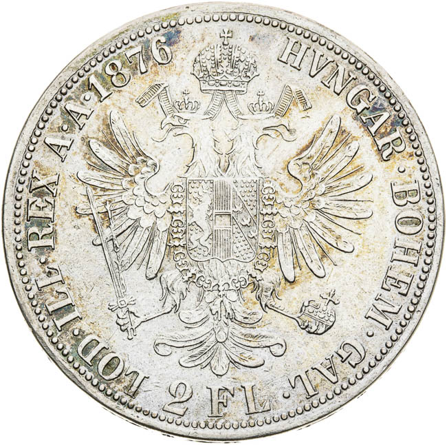 2 Zlatník 1876 - reverz