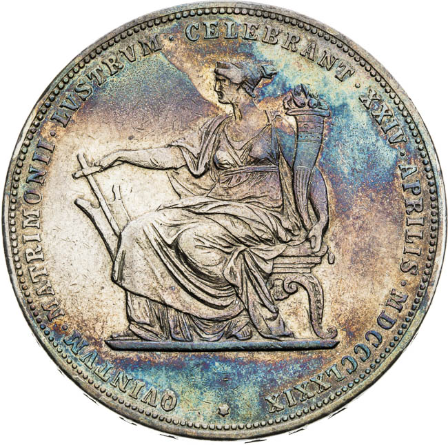 2 Gulden 1879 - back