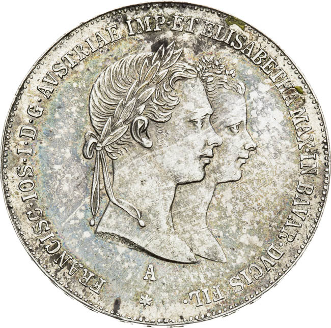 Gulden 1854 - front