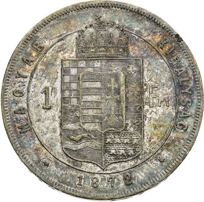Gulden 1872 - back