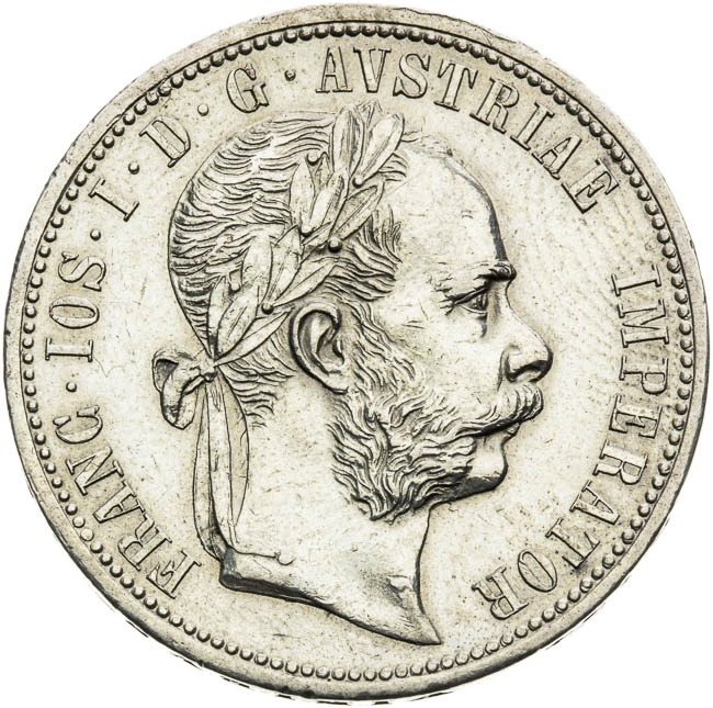 Gulden 1872 - front