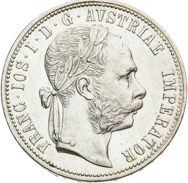Gulden 1875 - front