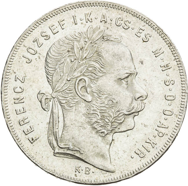 Gulden 1876 - front
