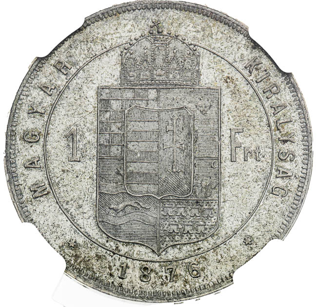 Gulden 1876 - back