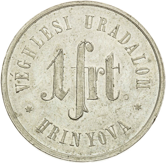 Zlatník 1879 - reverz