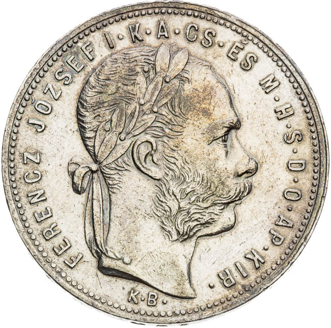 Gulden 1881 - front
