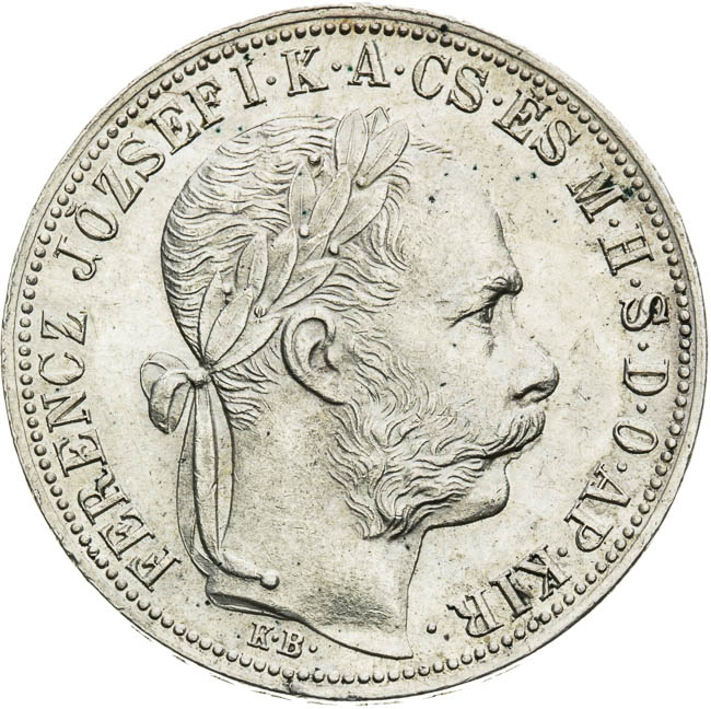 Gulden 1883 - front