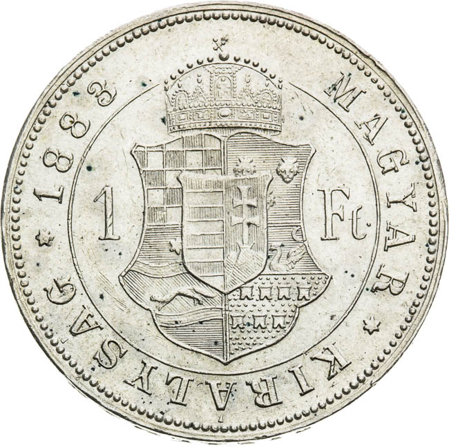 Gulden 1883 - back