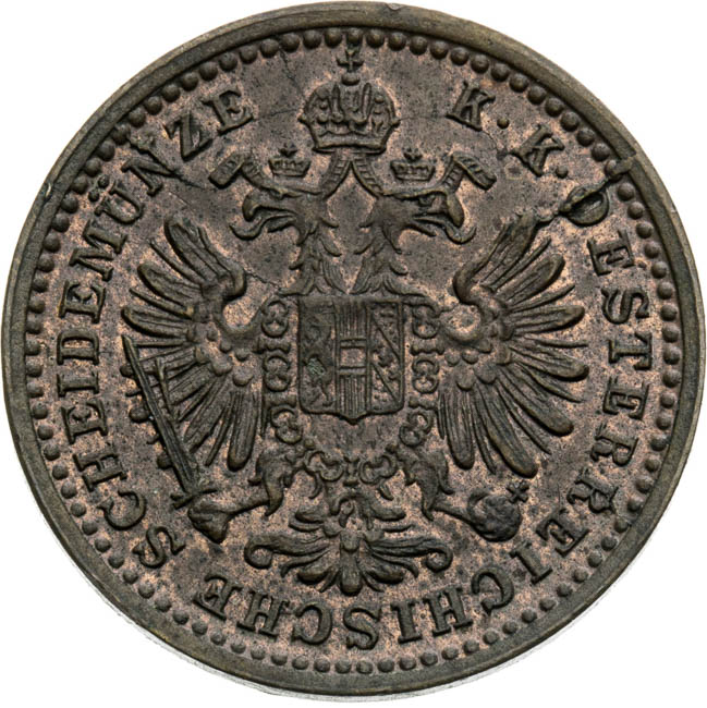 5/10 Kreutzer 1885 - front