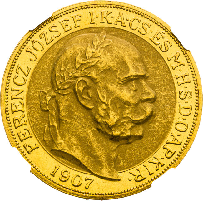 100 Korona 1907 - averz