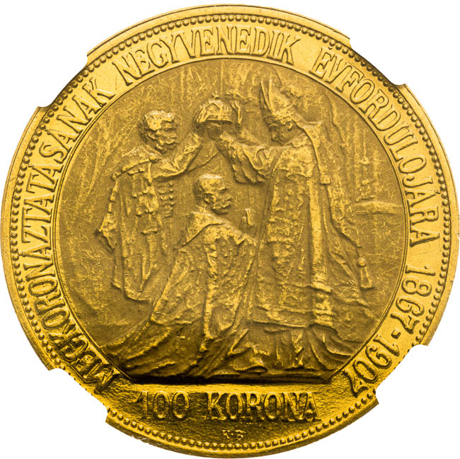 100 Korona 1907 - reverz
