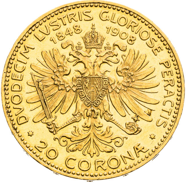 20 Korona 1848-1908 - reverz