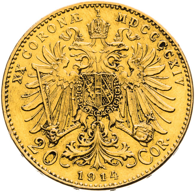 20 Korona 1914 - reverz