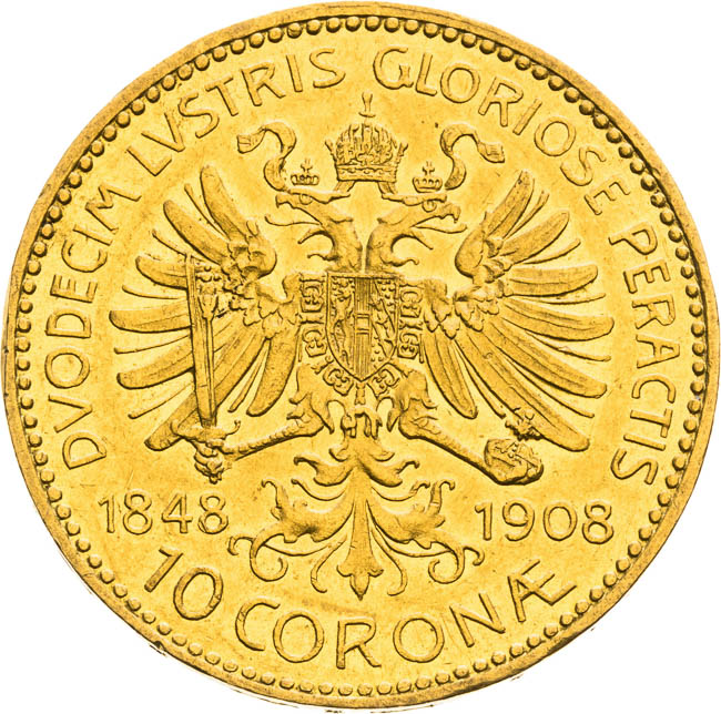 10 Korona 1848-1908 - reverz