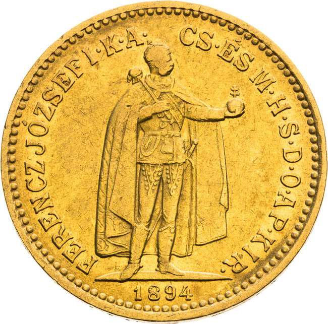 10 Corona 1894 - front