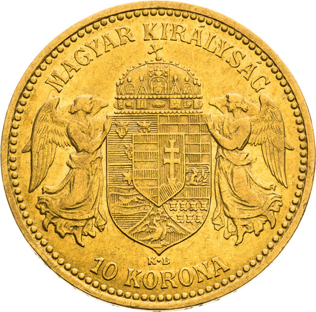 10 Corona 1894 - back