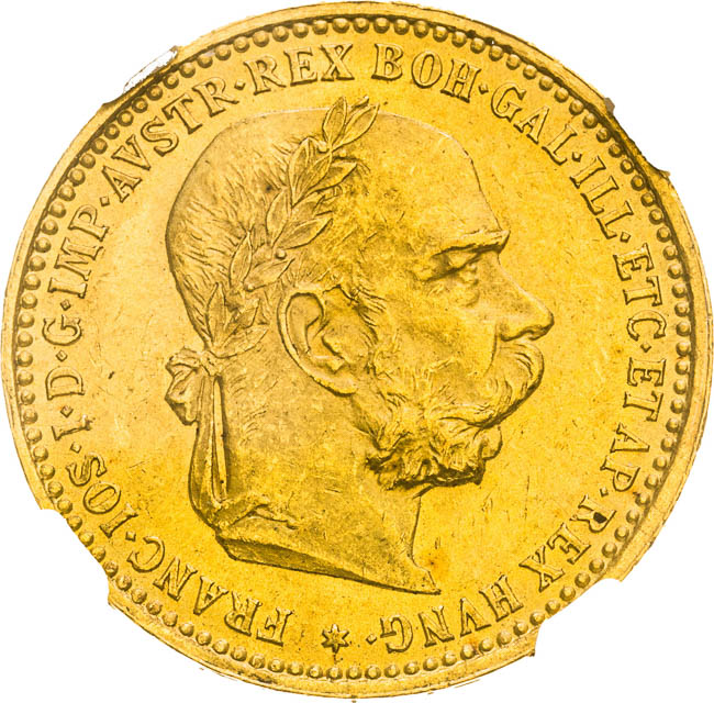 10 Corona 1896 - front