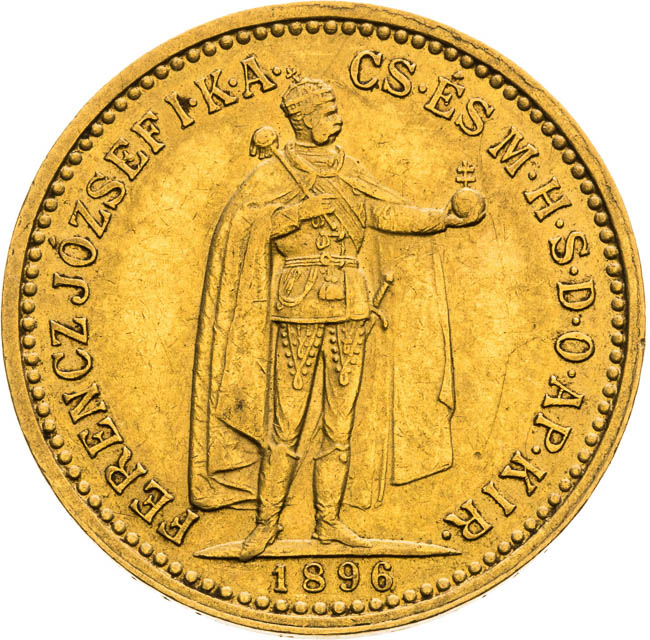 10 Corona 1896 - front