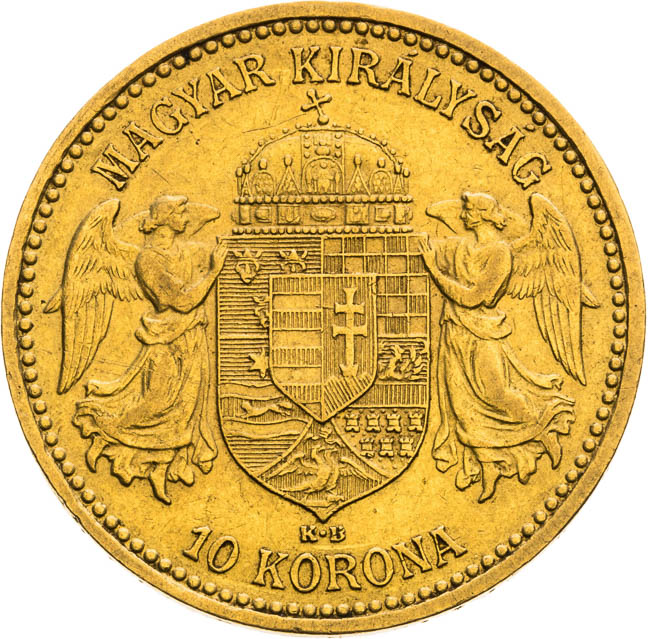10 Corona 1896 - back