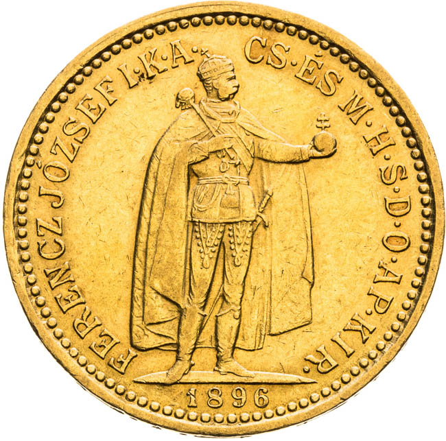 10 Corona 1896 - front