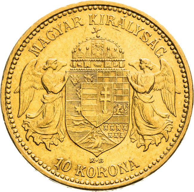 10 Corona 1896 - back