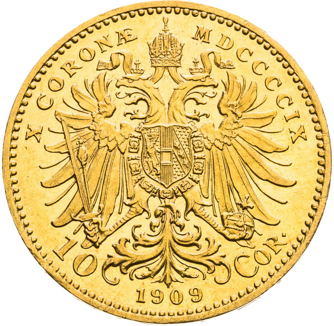 10 Corona 1909 - back