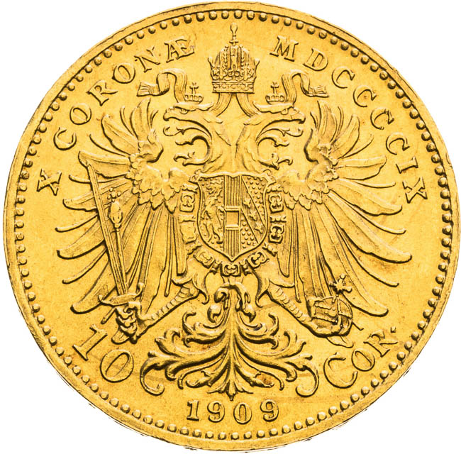 10 Corona 1909 - back