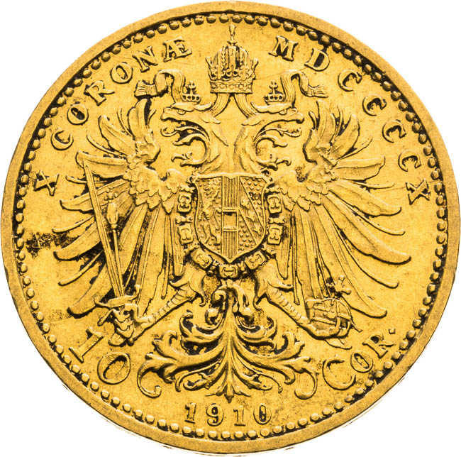 10 Corona 1910 - back
