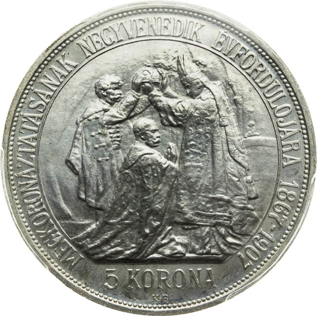 5 Corona 1907/1966 - back