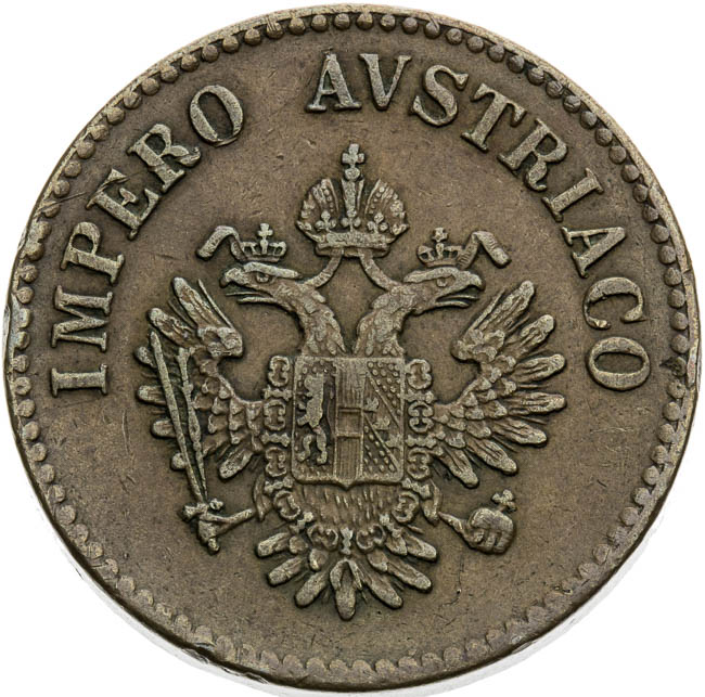 10 Centesimi 1852 - front