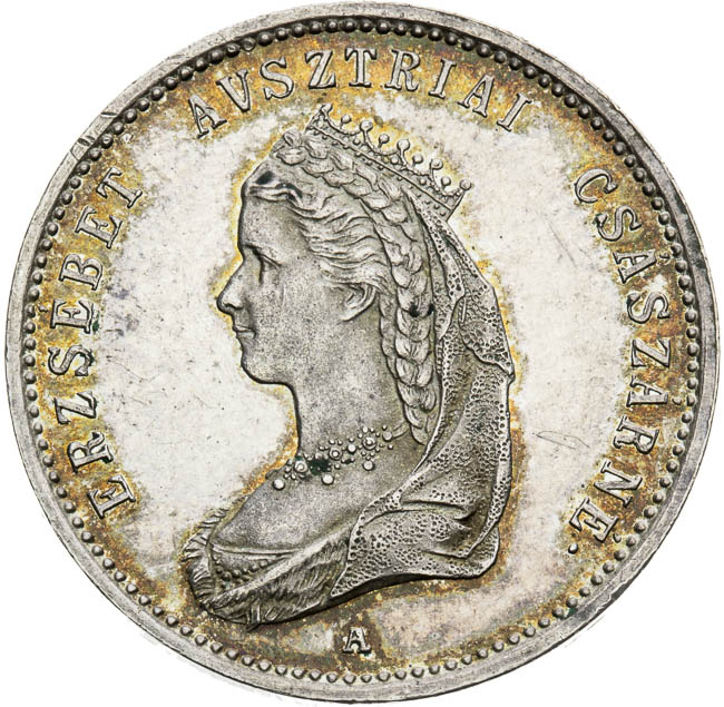 Silver Token 1867 - front