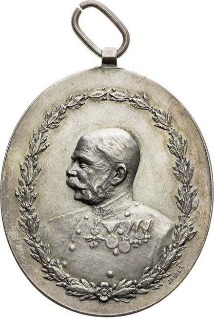 Silver medal  - front